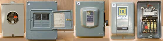 Fuse Panels, Switches, Meter Socket - Square D