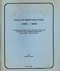 Vehicle ID Maual 1938-1968
