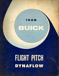 1958 Buick Flight Pitch Dynaflow Transmission Manual