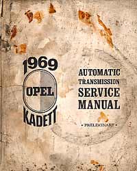 1969 Opel Automatic Transmission Service Manual